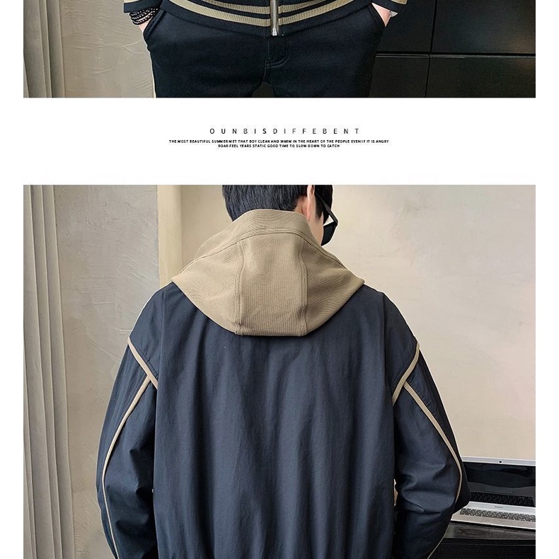 Áo Khoác Có Mũ Trùm Thời Trang Xuân Thu Mới 2023 Cho Nam