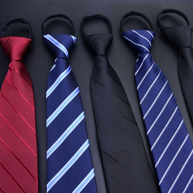 Cà Vạt 8cm Phối Khóa Kéo Lịch Lãm Cho Nam