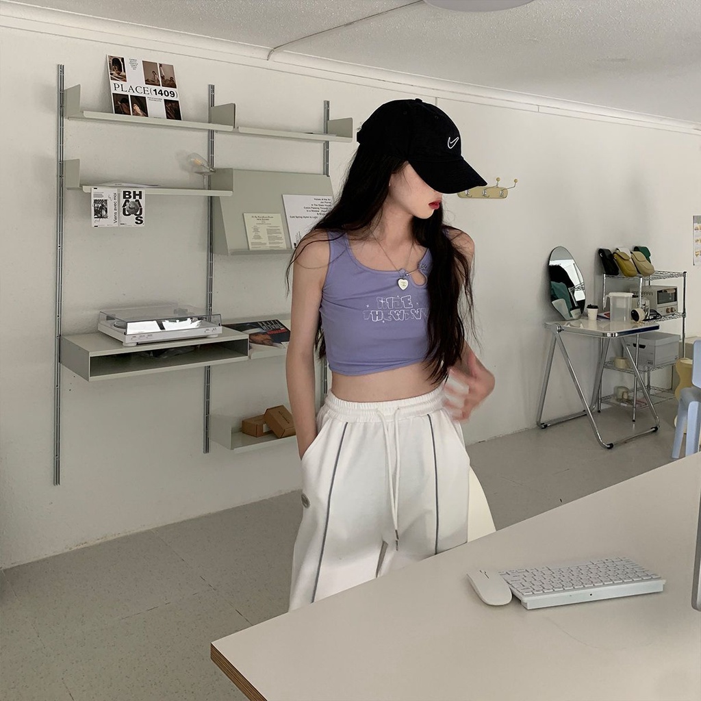 Áo Hai Dây Dáng Ngắn AA5257 Thiết Kế Mới 2023 Cho Nữ