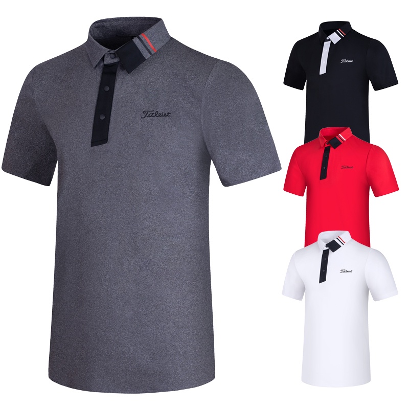 Áo Thun Nam Tay Ngắn Cổ Đứng Nhanh Khô Thoáng Khí T2373GOL