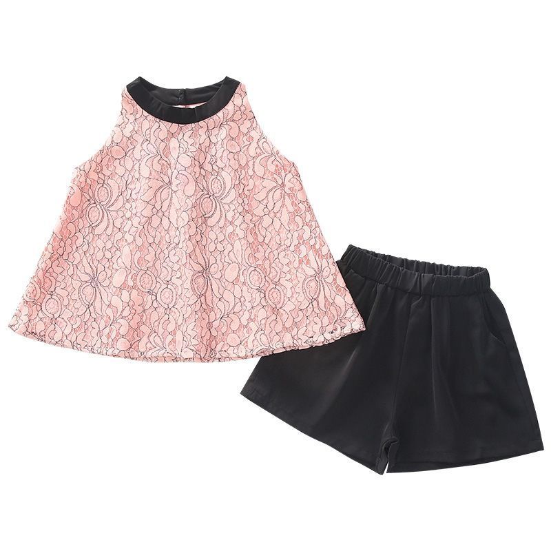 Set Đồ Mùa Hè 2 Món Gồm Áo + Quần Dài Thời Trang Hàn Quốc Cho Bé Gái 3-4 - 5-6 - 7-8 - 9-10 - 11-12 Tuổi 2023 Áo Thun Thiết Kế Mới Năng Động Thời Trang