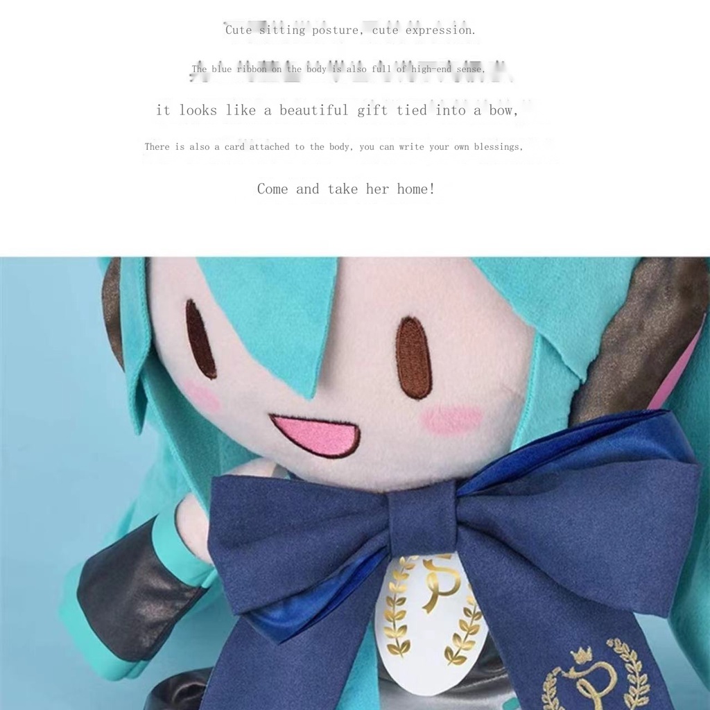 Thú Nhồi Bông Hình Hatsune Miku Phong Cách Cổ Điển