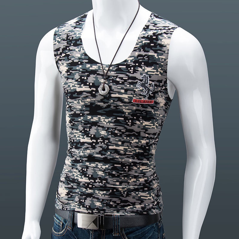 Áo Ba Lỗ Thể Thao Thoáng Khí Co Giãn Thời Trang Mùa Hè Hàn Quốc Dành Cho Nam