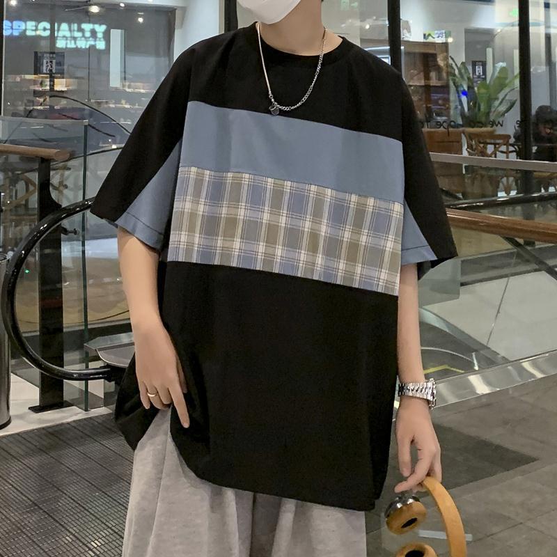 Áo Thun Tay Ngắn Dáng Rộng Thời Trang Mùa Hè Phong Cách Hàn Quốc Cho Nam