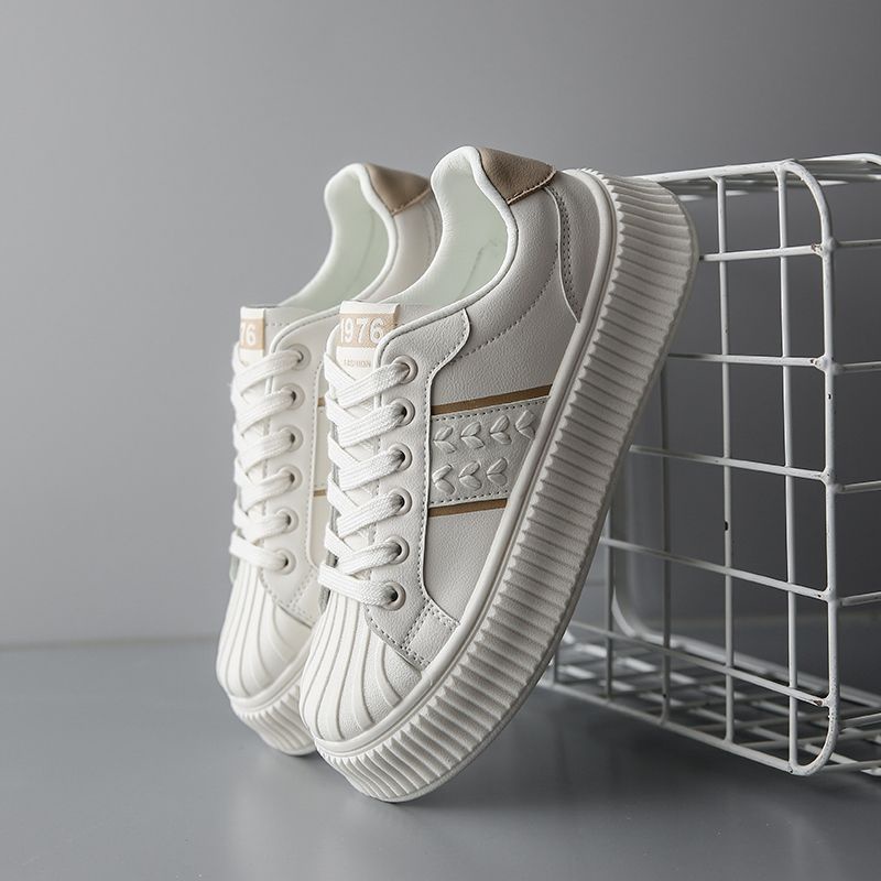 Giày Thể Thao Da Mềm Chống Trượt Thêu Họa Tiết Thời Trang Xuân Hè Cho Nữ