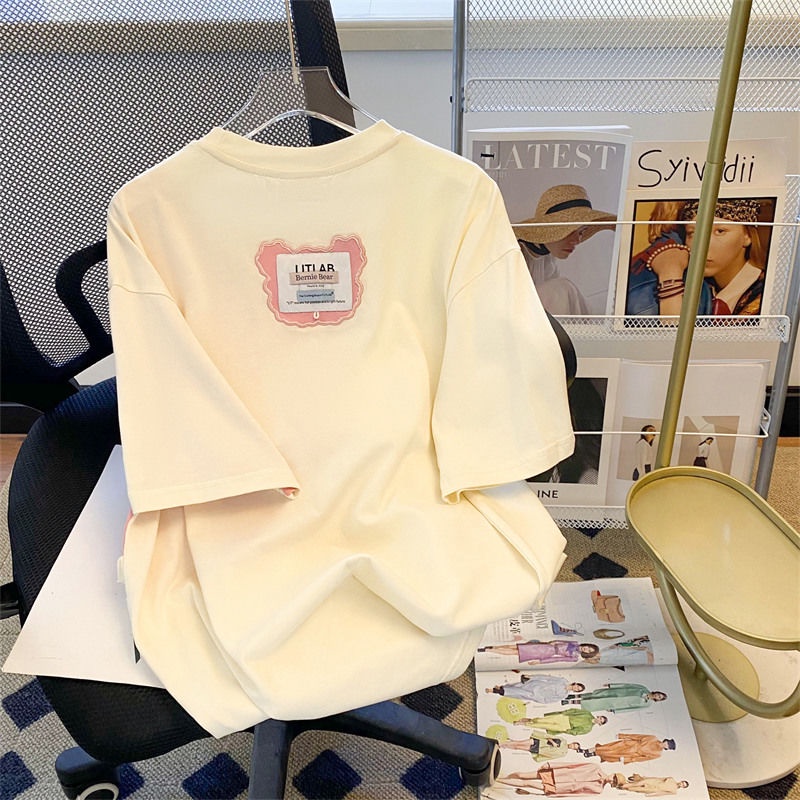 Áo Thun Tay Ngắn Chất Liệu Cotton Nguyên Chất Size Lớn Thời Trang Cho Nam Và Nữ