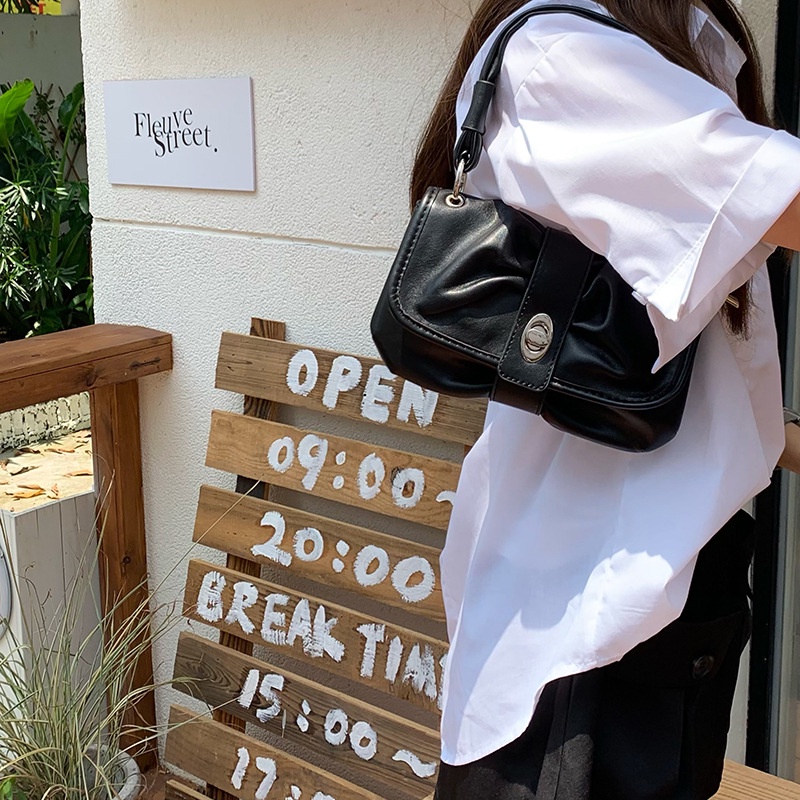 Túi đeo dưới cánh tay Mềm Mại Phong Cách retro Dễ Phối Đồ Cho Nữ