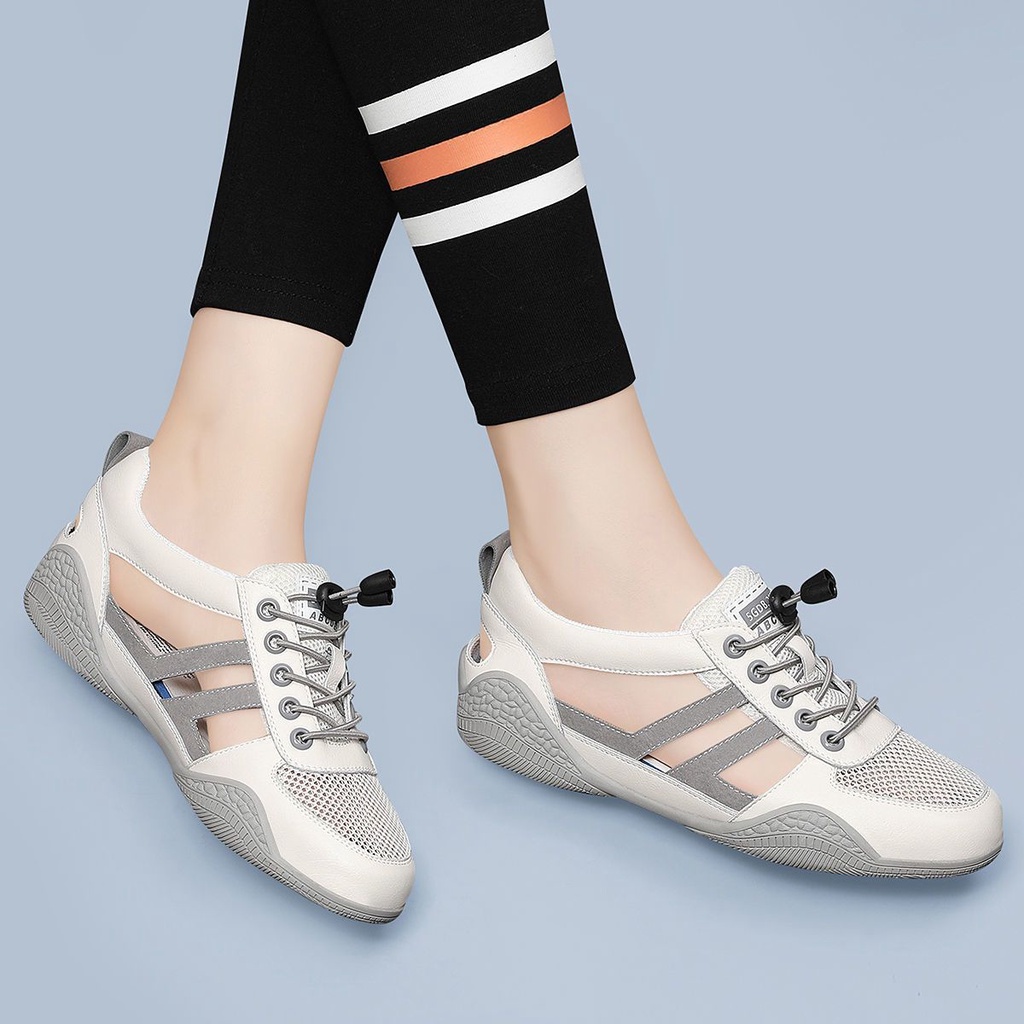 Giày Thể Thao Đế Mềm Thoáng Khí Thời Trang Mùa Hè 2022 Cho Nữ