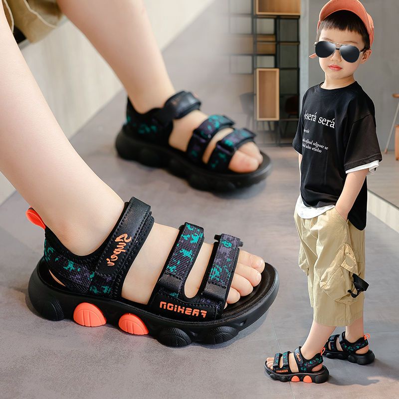 Xăng đan Thể Thao Đế Mềm Thời Trang Mùa Hè 2023 Dành Cho Bé Trai