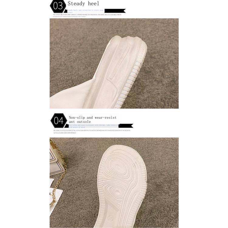 Dép Sandal Đế Dày Đính Ngọc Trai Thời Trang Mùa Hè 2023 Cho Nữ