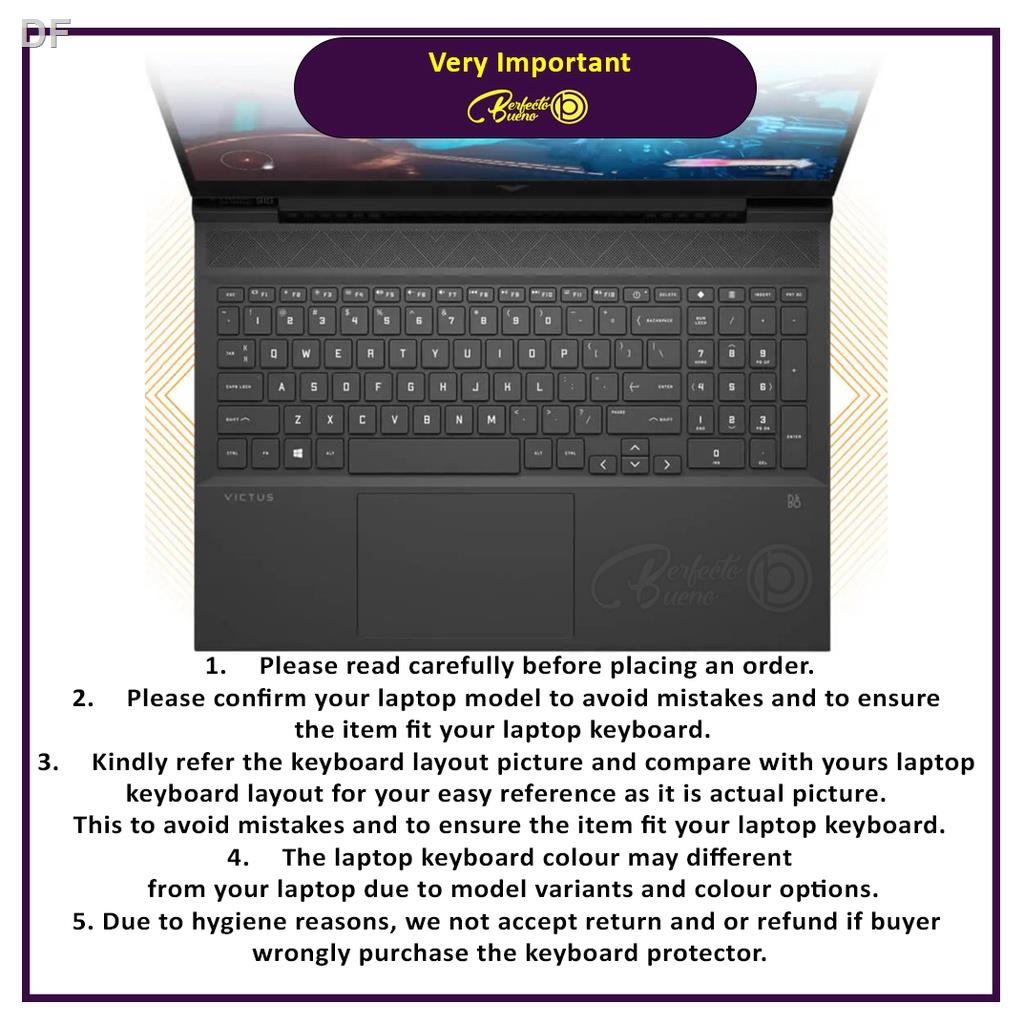 ✨Vỏ Bọc Bảo Vệ Bàn Phím Bằng Silicon Cho HP Victus Gaming 15 Laptop 15-inch fb0034AX