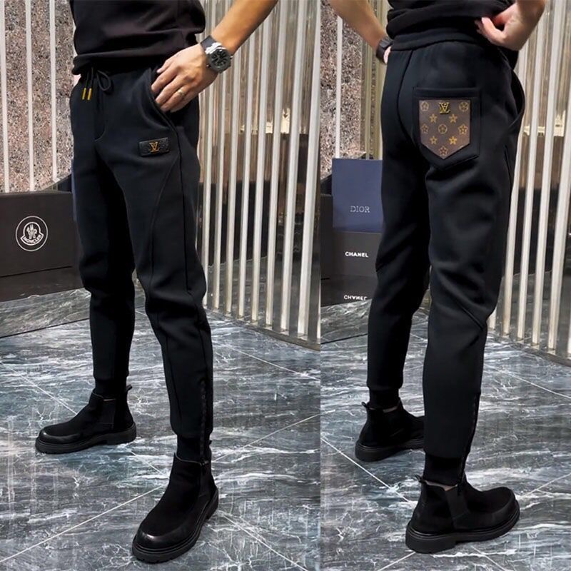 Quần Tây Ôm Chân Màu Đen Phong Cách Doanh Nhân Thời Trang Xuân Hè Cho Nam