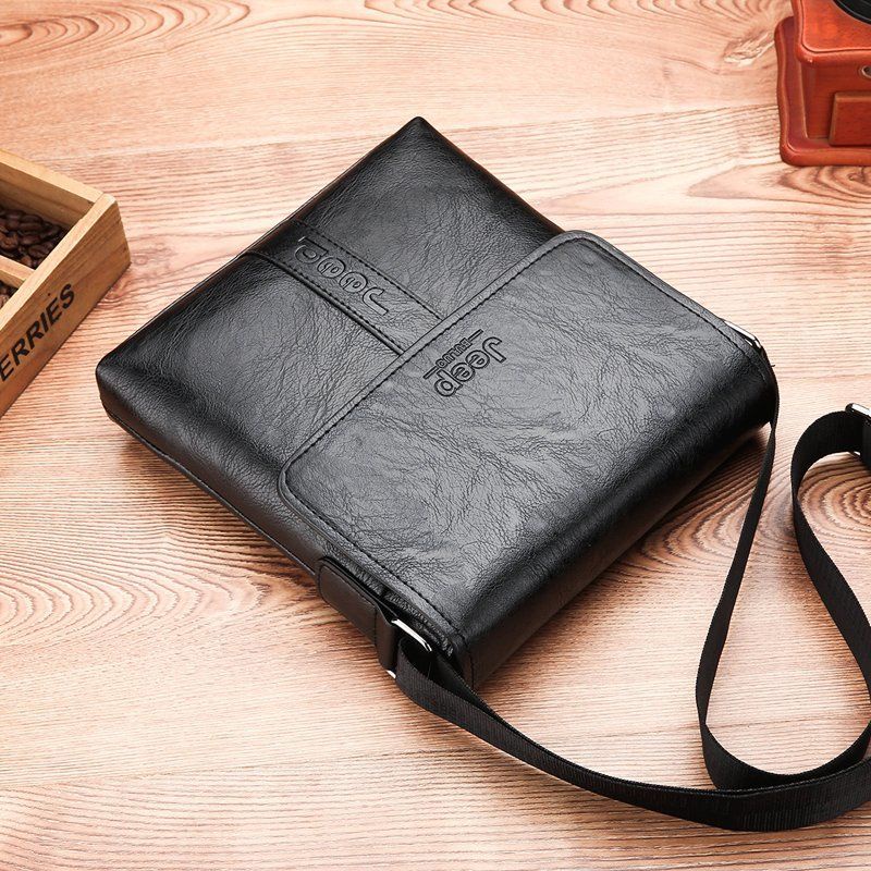 Túi Đeo Chéo Da Bò Thật Mềm Thời Trang Công Sở Cho Nam