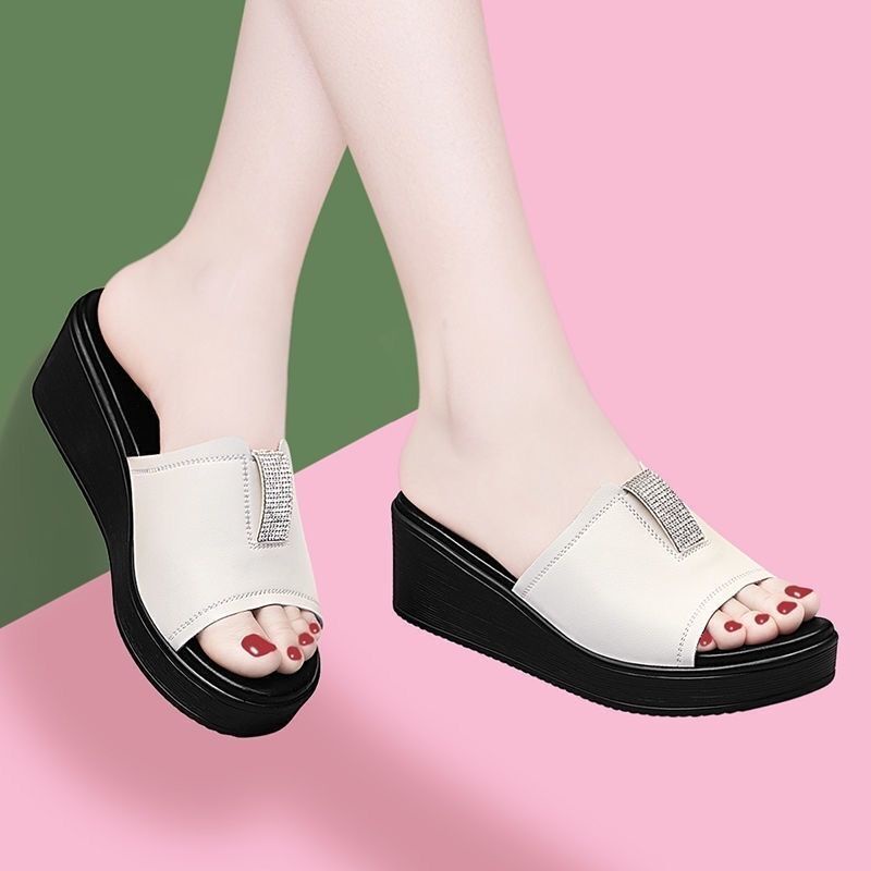 Dép Sandal Đế Xuồng Chống Trượt Thời Trang Dành Cho Nữ