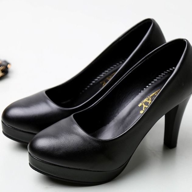 Tiếp viên hàng không Size34-41 đi làm giày cao gót chuyên nghiệp trên sàn catwalk sinh viên nghi thức phỏng vấn trang phục chính thức đi làm giày da chống trượt