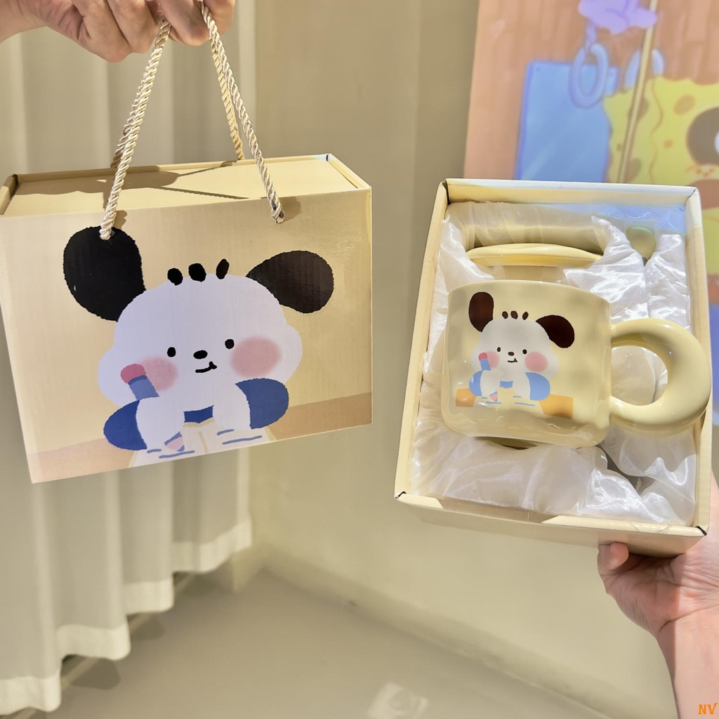 Ly Uống Sữa In Hoạt Hình Dễ Thương Dùng Làm Quà Tặng Sinh Nhật Cho Bạn Gái / Bạn Trai