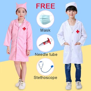 Bộ đồ hóa trang bác sĩ y tá cho bé/ trang phục hóa trang halloween nhân vật y tế