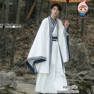  S-2XL Bộ Hán Phục Nguyên Bản Mẫu Mới Hán Phục Cặp Đôi Nam Nữ Hán Phục Váy Thắt Eo 