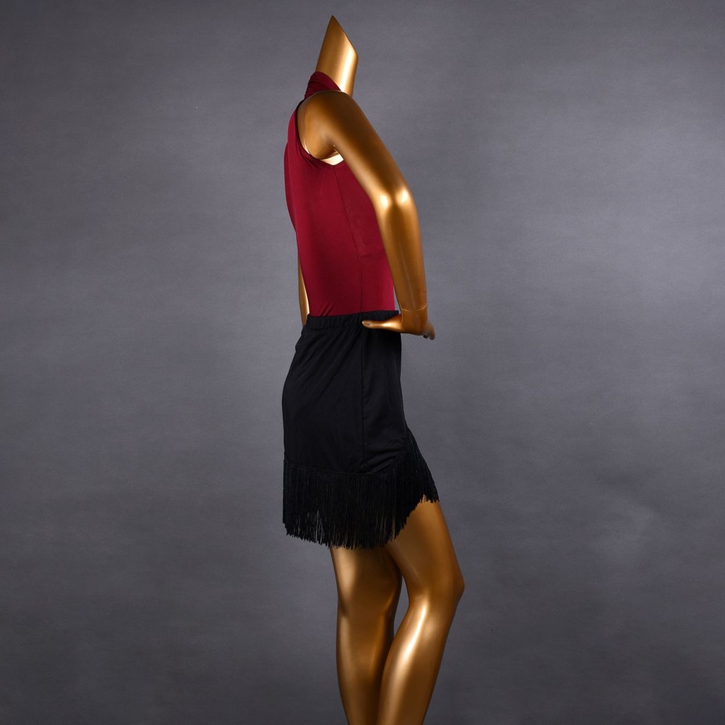 Chân Váy Khiêu Vũ latin Phối Tua Rua Thời Trang Cho Nữ 8.18