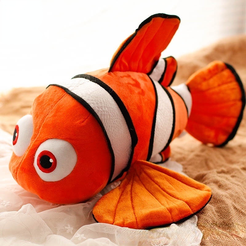 Thú Nhồi Bông Hình Cá Hề Nemo Đáng Yêu 25cm