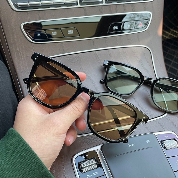 Kính Mát Gọng Đen / Nâu Phong Cách Hàn Quốc Thay Đổi Màu Sắc Dành Cho Nam
