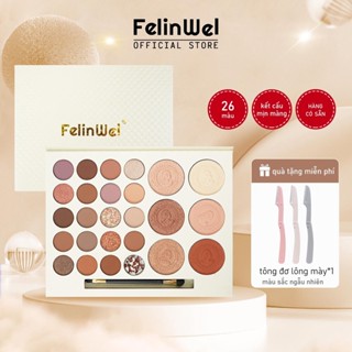 FelinWel - Bảng Phấn Mắt Quốc Dân 26 Màu FelinWel, Bảng Phấn Mắt Chuyên Nghiệp