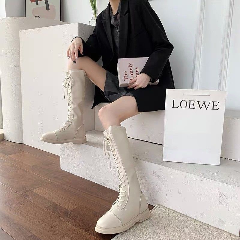 Giày Boot Thiết Kế Mỏng Kiểu Dáng Mới Thời Trang Mùa Xuân Thu 2021 Dành Cho Nữ