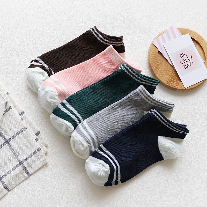 Vớ Thuyền Mỏng Cổ Thấp Vô Hình Dễ Thương Thời Trang Xuân Hè Thu Phong Cách Nhật Bản Cho Nữ