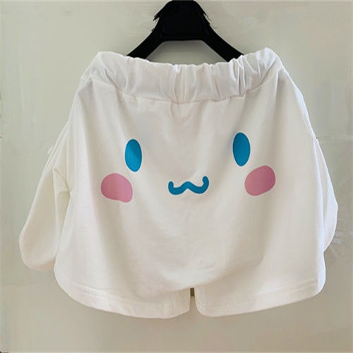 Quần Short Dáng Rộng In Hình Cún Yugui Vui Nhộn Thời Trang Cho Nam Và Nữ