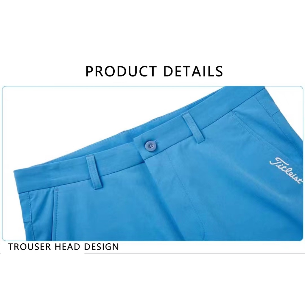 Quần Short Thể Thao Chơi Golf Chất Liệu Khô Thoáng Nhanh Thời Trang Cho Nam 13520