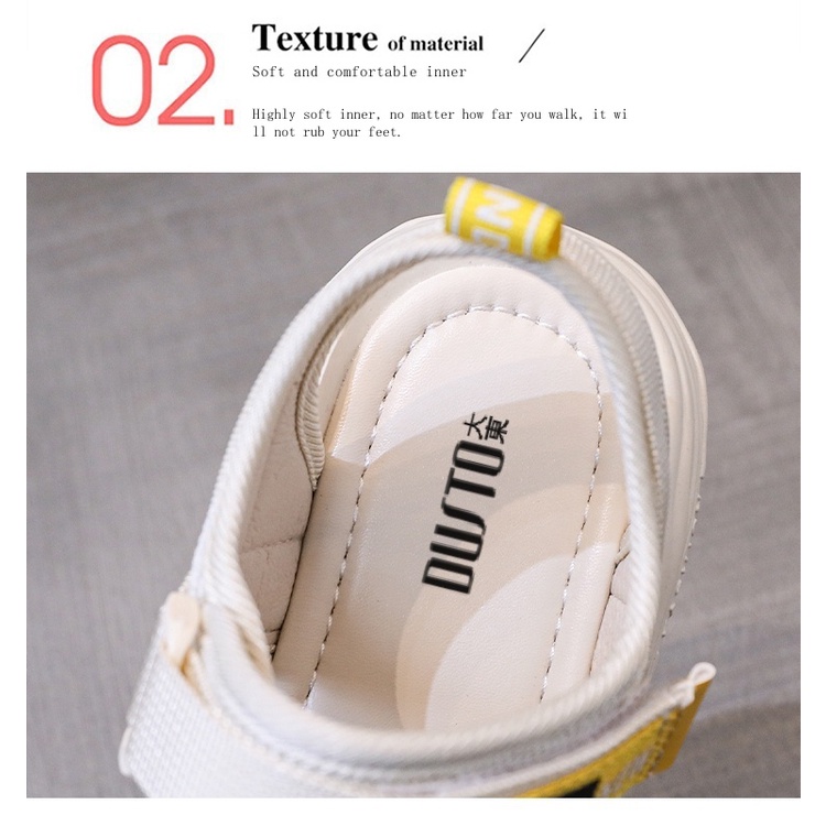 （DUSTO）Xăng đan Thể Thao Quai Dán Đế Phẳng Chống Trượt Đa Năng Mẫu Mới 2023 Dành Cho Học Sinh Đi Biển Mùa Hè