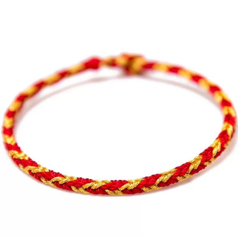 Vòng Đeo Tay Putuo Mountain 2023 Jie Thái Cực Quyền Bện Dây Thủ Công Màu Đỏ Phong Cách Tây Tạng Năm Chiều Cho Nữ