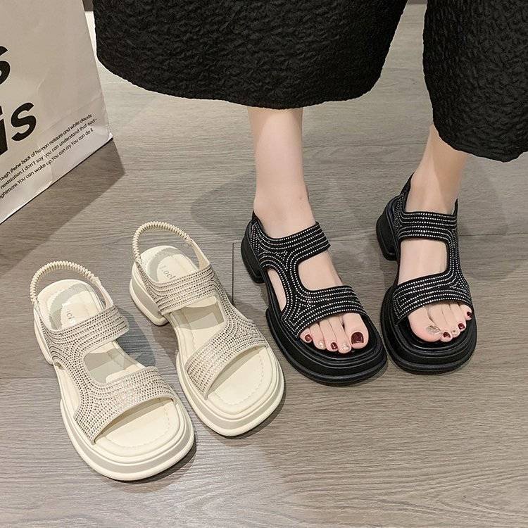 Xăng đan Thể Thao Đế Dày Thời Trang Mùa Hè Cho Nữ