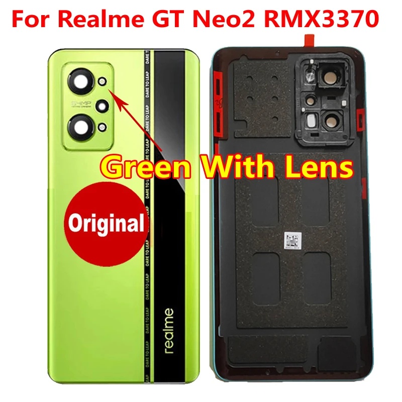 Nắp Lưng Điện Thoại Bằng Kính 100% Thay Thế Chuyên Dụng Cho Realme GT Neo 2 Neo2 5G RMX3370