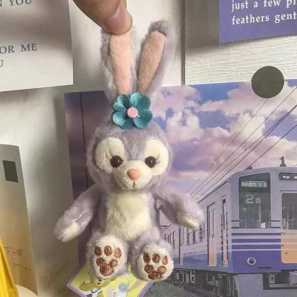 Búp Bê Nhồi Bông Hình Chú Cáo Đang Đứng Dễ Thương Dùng Làm Móc Khóa