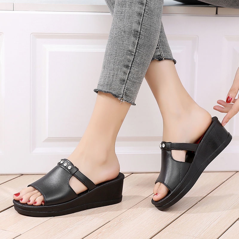 Dép Sandal Đế Xuồng Thời Trang Mùa Hè Phong Cách Mới Cho Nữ