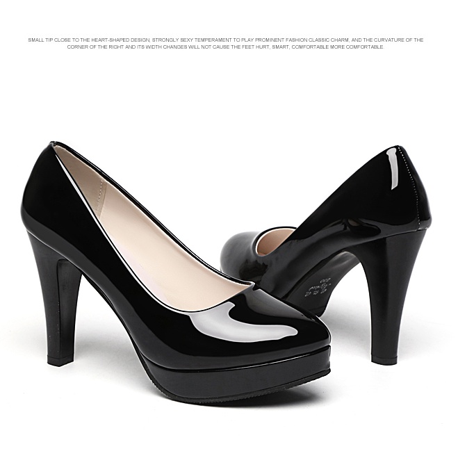 Tiếp viên hàng không Size34-41 đi làm giày cao gót chuyên nghiệp trên sàn catwalk sinh viên nghi thức phỏng vấn trang phục chính thức đi làm giày da chống trượt