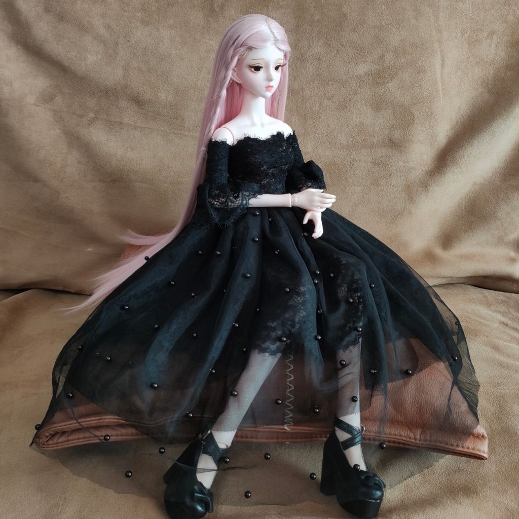 Đầm Cưới Xinh Xắn Cho Búp Bê Barbie 60cm 4.18 60cm