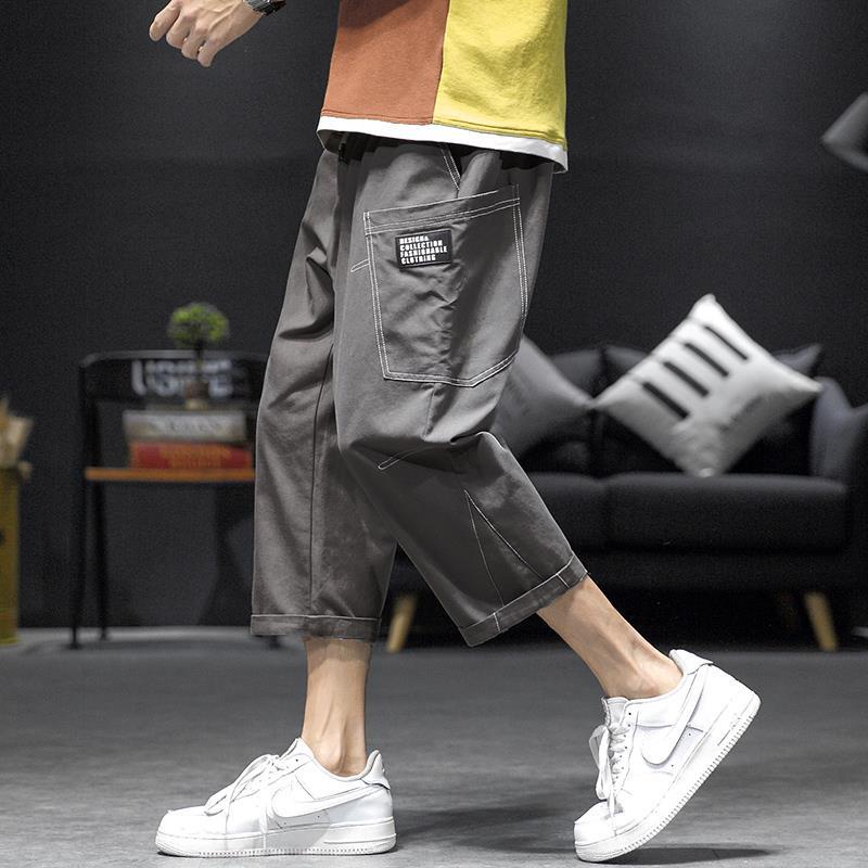 Quần Short Mỏng Dáng Rộng Phong Cách Nhật Bản Thời Trang Mùa Hè Dành Cho Nam M-5xl 7 Điểm