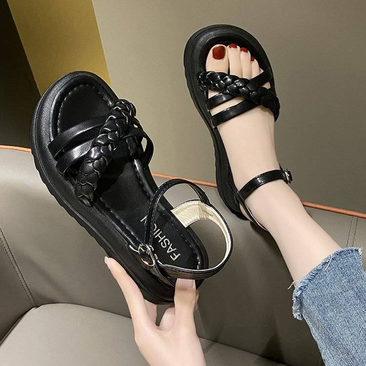 Xăng đan Đế Dày Thoải Mái Cá Tính Thời Trang Mùa Hè Cho Nữ