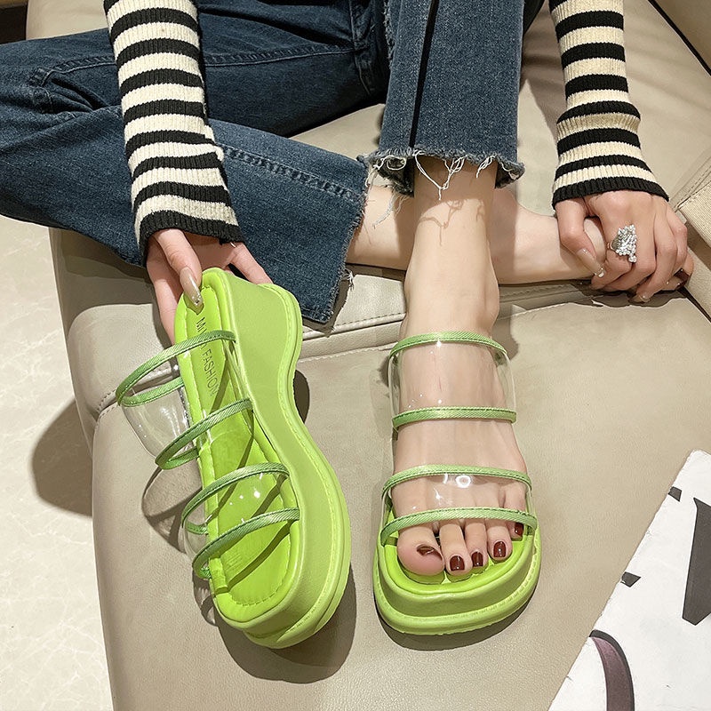 Xăng đan Đế Dày Mềm Mại Dễ Phối Đồ Thời Trang Mùa Hè Cho Nữ