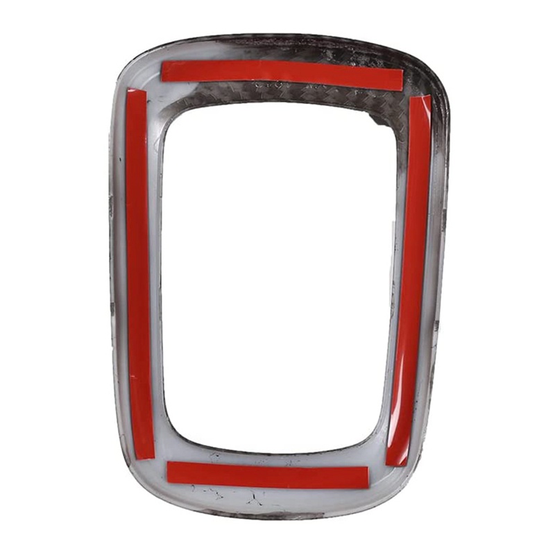 Miếng Dán Bảo Vệ Bảng Điều Khiển Cần Gạt Số Bằng ABS Họa Tiết Sợi Carbon Cho Toyota Hilux 2015 2016 2017 2018 2019 2020 2021