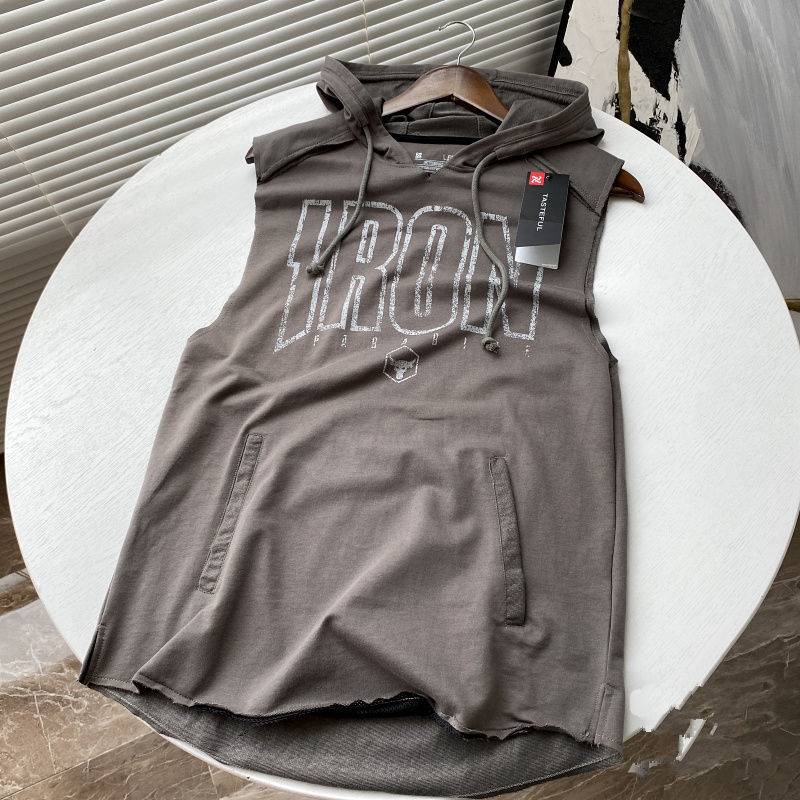 Áo Hoodie Không Tay Dáng Rộng Phong Cách Thể Thao Thời Trang Mùa Hè Dành Cho Nam Giới