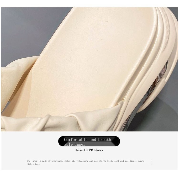 Dép Sandal Đế Dày Thời Trang Mùa Hè 2023 Phong Cách Châu Âu Cho Nữ Lật