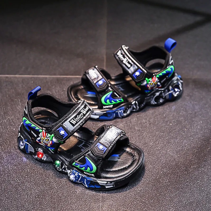 Xăng đan Thể Thao Đế Mềm Chống Trượt Thời Trang Mùa Hè 2023 Dành Cho Bé Trai