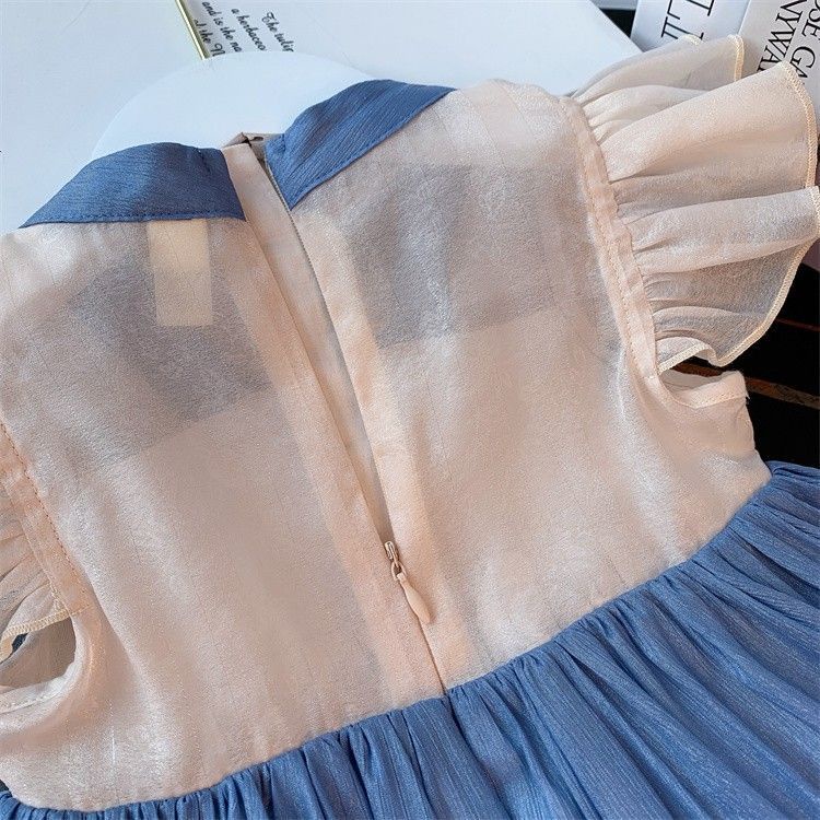 Đầm Hán Phục Thêu Họa Tiết Phong Cách Trung Hoa Mới Cho Bé Gái