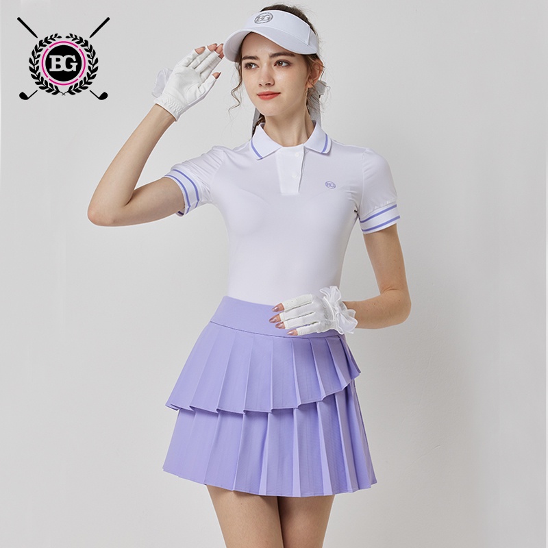 Áo Thun polo Thể Thao Tay Ngắn Nhanh Khô Co Giãn Tốt Thời Trang Xuân Hè Cho Nữ BG23008