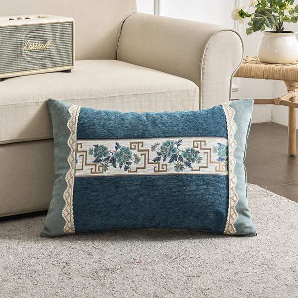 Gối Tựa Lưng Hình Chữ Nhật Bằng Vải Chenille Cỡ Lớn Tùy Chỉnh Cho Sofa / Phòng Khách / Phòng Ngủ