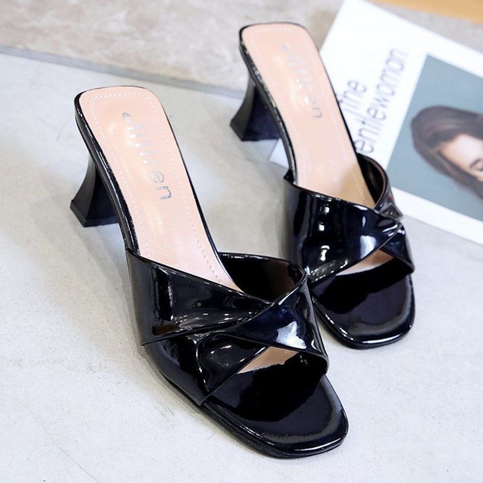 Dép Xỏ Ngón Đế Cao Vừa Thời Trang Mùa Hè Hàn Quốc Quyến Rũ Cho Nữ