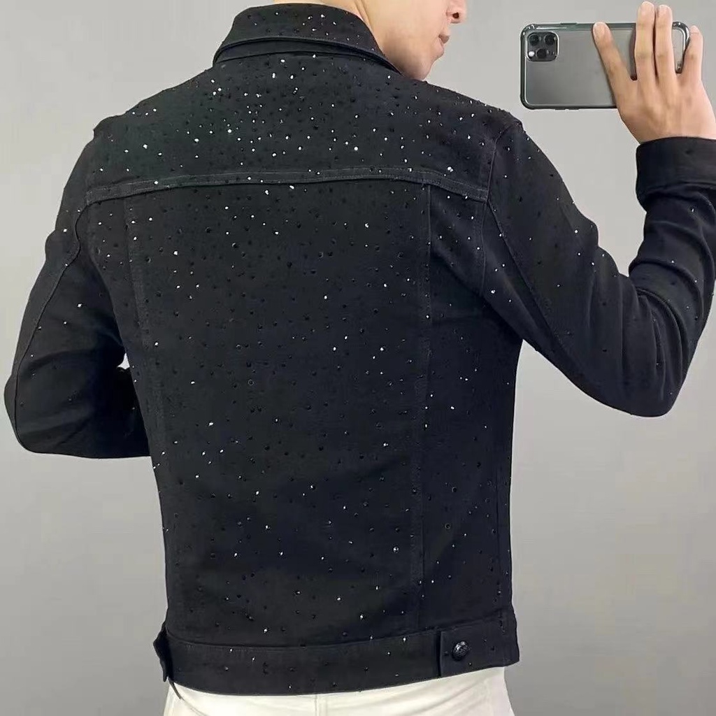 Áo Khoác Denim Thời Trang Thu Đông Cá Tính Dành Cho Nam